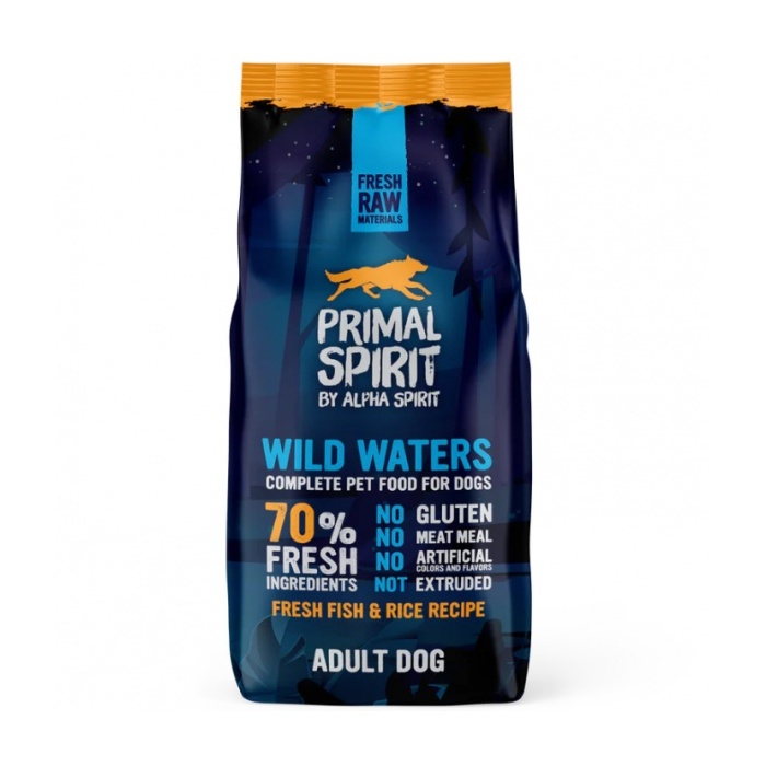 Primal Spirit 70% Wild Waters Koeratoit (Kala ja Kana) 12kg