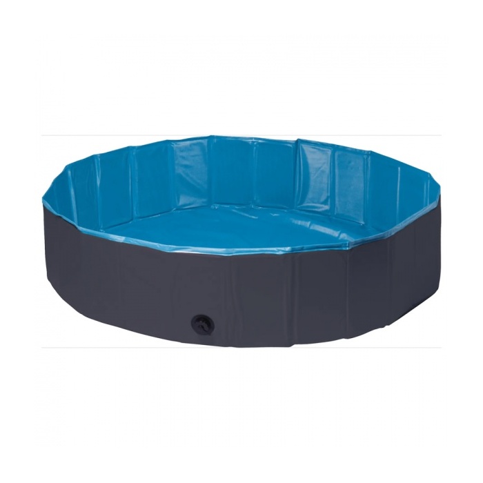 Flamingo Swimming Pool for Dogs Gray/Blue 160x30cm