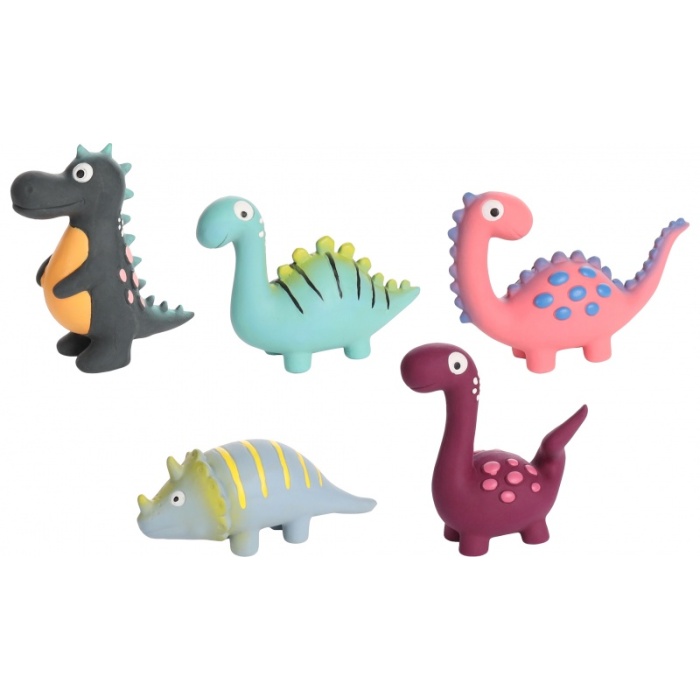 Flamingo Mänguasi Koerale Lateks Dinosaurus Mix