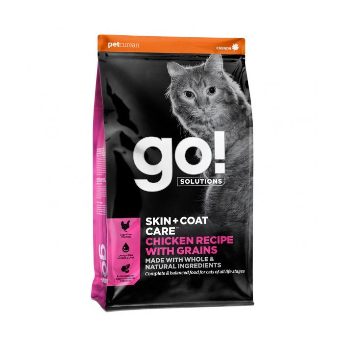 GO! Skin + Coat Kanalihaga Kuivtoit Kassile ja Kassipojale 7,3kg