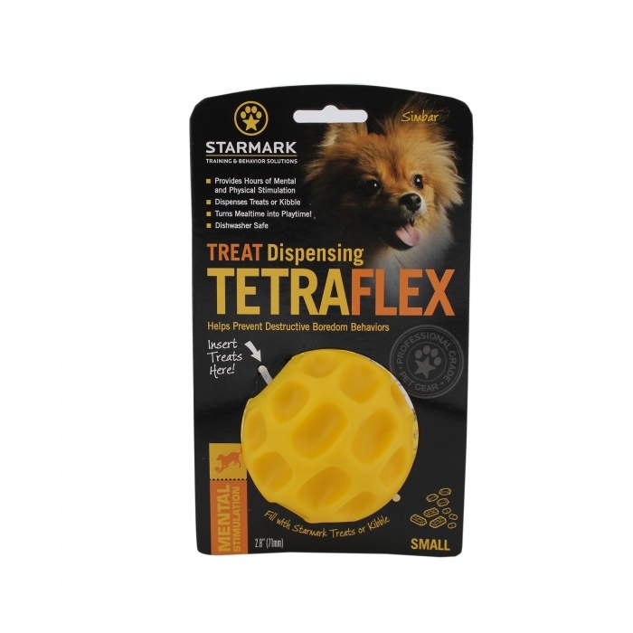 Starmark Tetraflex Treat Dispensing Ball S - игрушка для жевания