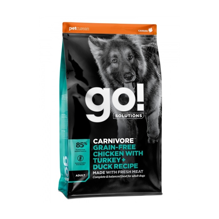 GO! Carnivore Kana, Kalkun + Part Kuivtoit Täiskasvanud Koerale 1,6kg
