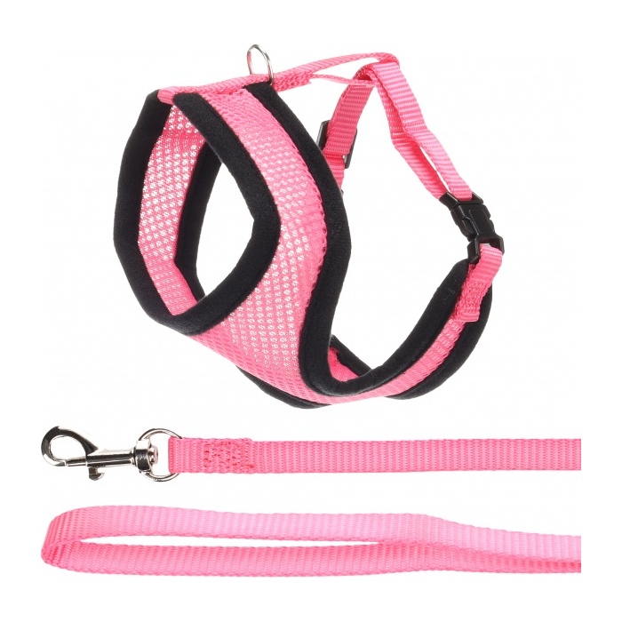 Flamingo Kassipoja Traksid Jalutusrihmaga, Roosa 28cm / 32-41cm