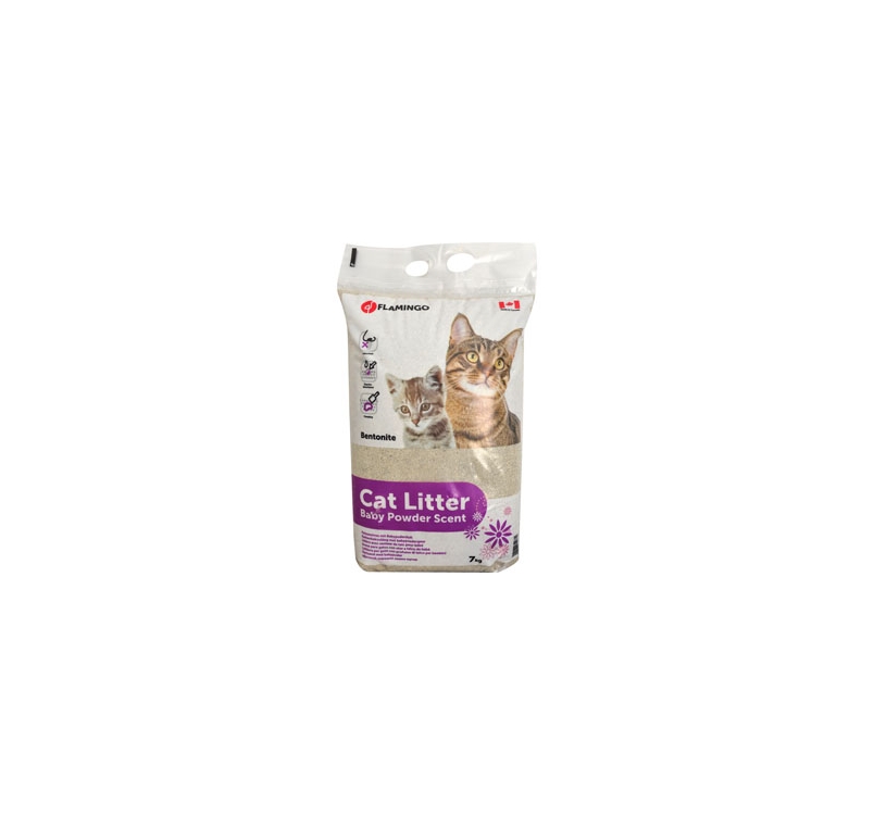 Cat Litter Baby Powder Scented 7kg