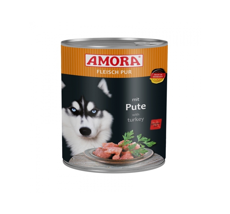 Amora консервы для собак - индейка 800г