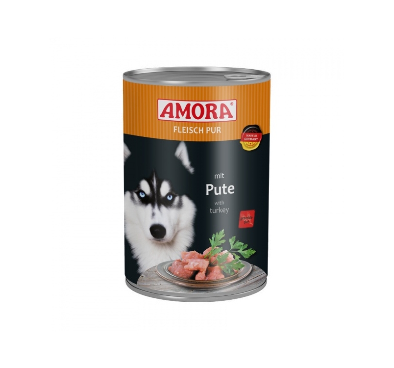 Amora Canned Dog Food (Beef & Turkey) 400g