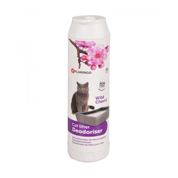 Flamingo Dezodorants Kaķu Tualetei (Meža Ķirsis) 750g