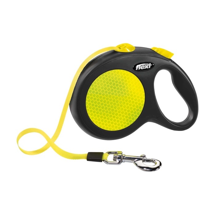Flexi L Neon Must/Kollane Lint 5m 50kg