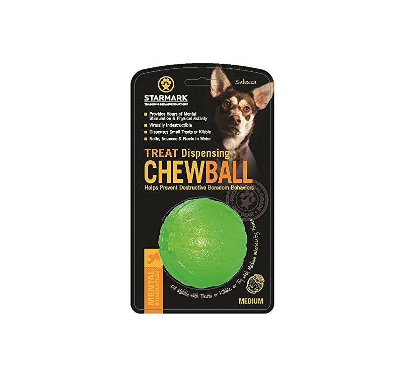 Starmark Treat Dispensing Chew Ball - игрушка для жевания 7см