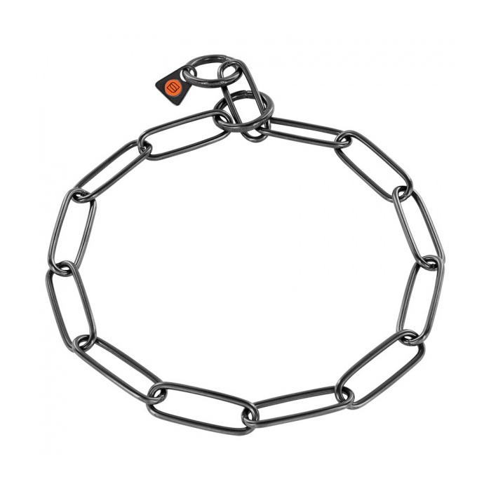 HS Sprenger Stainless Steel Black Chain (Long Link) 3mm x 65cm
