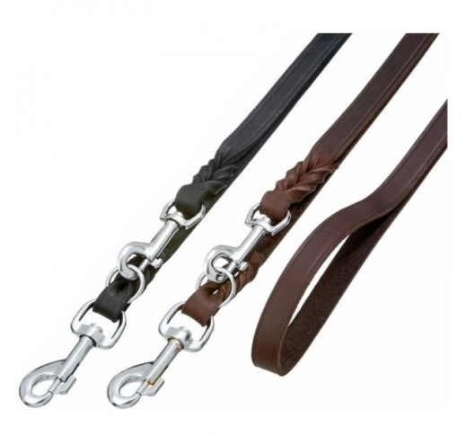 Adjustable Training Leash Rondo Brown 200cmx18mm M