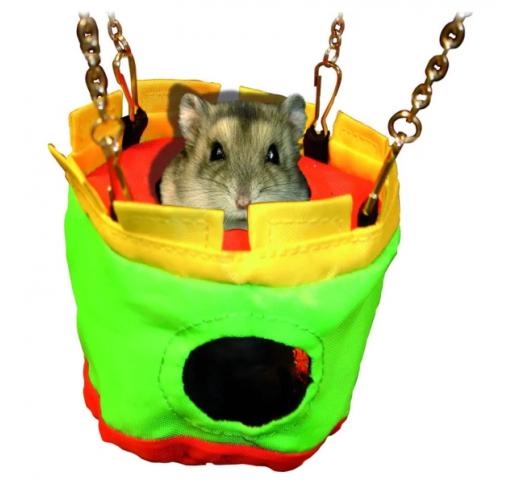 Nylon Hamster House 10x24,5cm