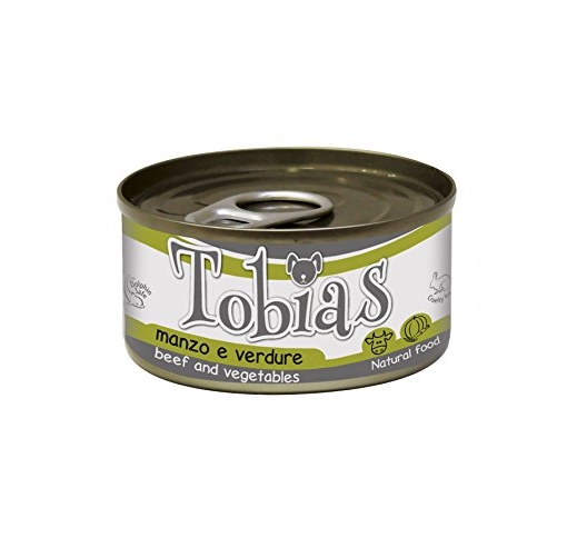 Tobias Canned Dog Food Beef & Vegetables in Water 85g
