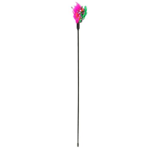 Cat Toy Feathers on a Stick 59cm