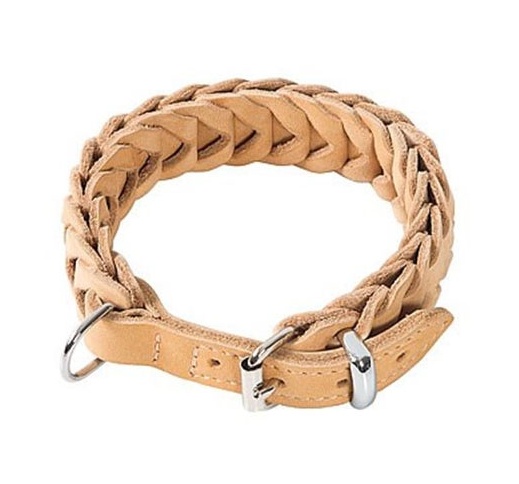 Klin Braided Collar Beige 52-60cm