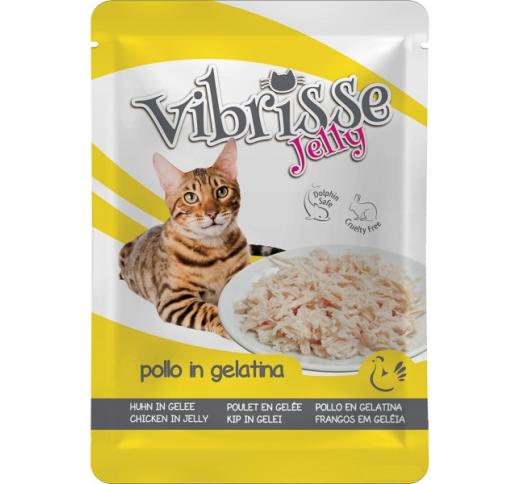 Vibrisse желе для кошек - курица 70г