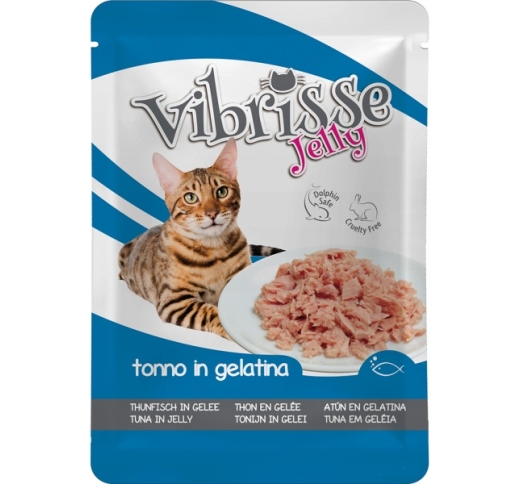 Vibrisse желе для кошек - Тунец 70г