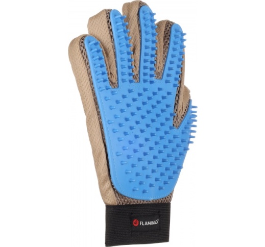 Flamingo Grooming & Massage Glove Mandy for Dogs