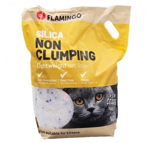 Flamingo Silica Kergekaaluline Mitteklombistuv Kassiliiv (Suur graanul) 10L