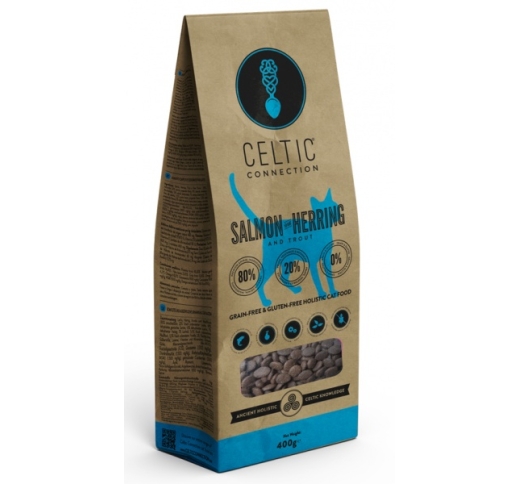 Celtic Connection Salmon & Herring for Cats 400g