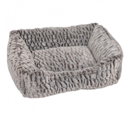 Basket Snoozzy Grey 65x45x15cm