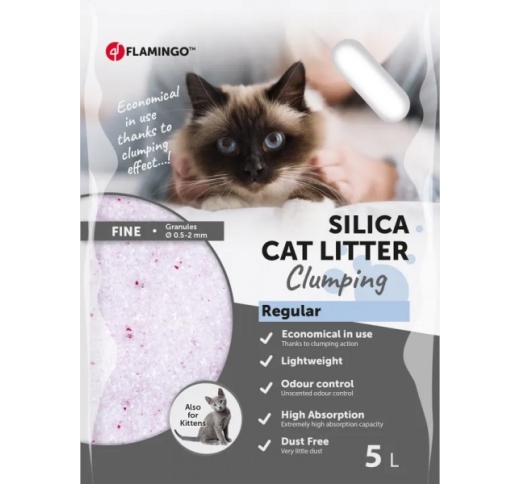 Silica Cat Litter Clumping 5l
