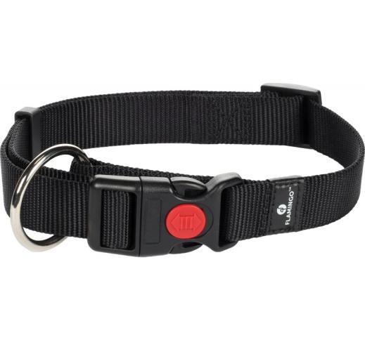 Collar Ziggi Nylon Black 30-45cm 15mm