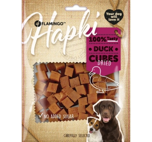 Hapki Duck Cubes for Dogs 170g