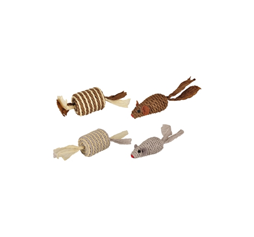 Paper Cat Toy Mouse + Roller