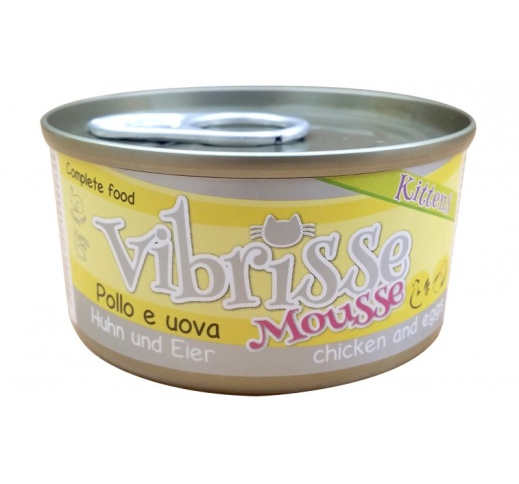 Vibrisse Pasteet Kassipojale Kana & Munaga 70g