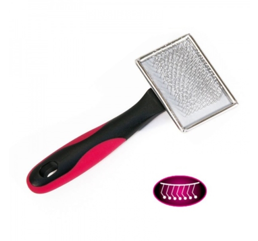 Slicker Brush Vanity Mini (Stainless Steel) 6,5x4,3cm