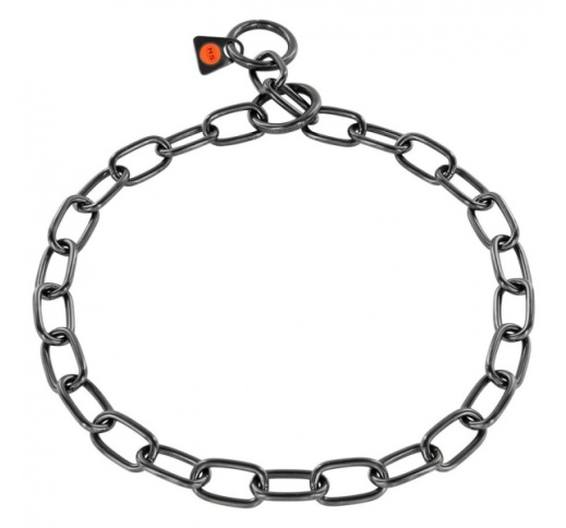 HS Sprenger Kett Inox Must Ovaalne (Keskmine Lüli) 3mm x 67cm