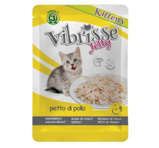 Vibrisse желе для котят - курица 70г