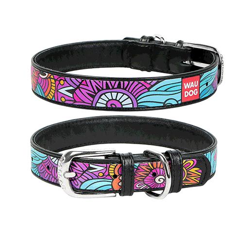 WAUDOG Collar "Summer"  25mm x 36-49cm Black