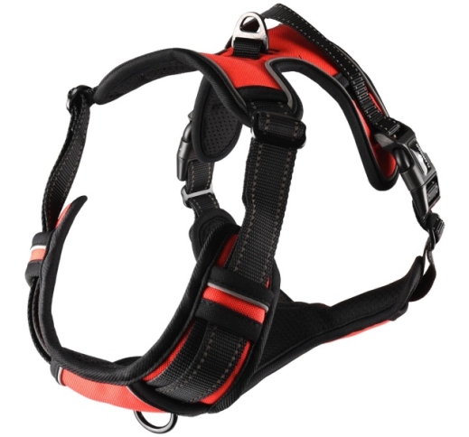 Harness Balou Red M 50-65cm x 25mm