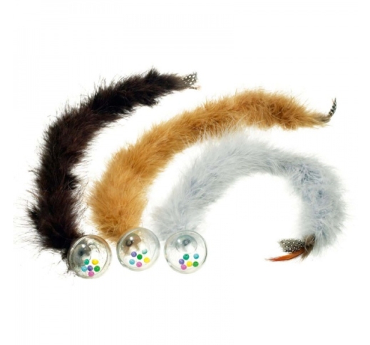 Rattleball with Feathertail 45cm