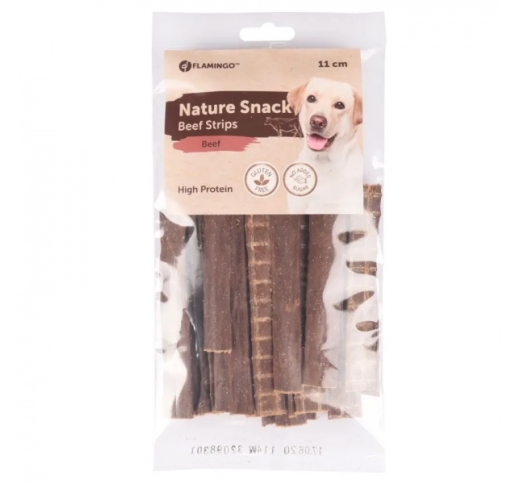 Nature Snack Beef Strips 100g 11cm
