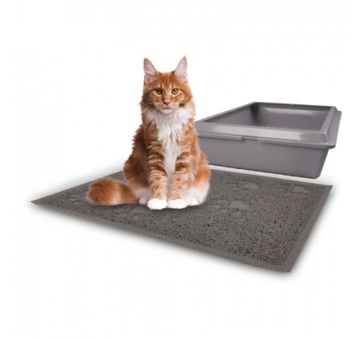Cat Litter Tray Gray 60x90cm