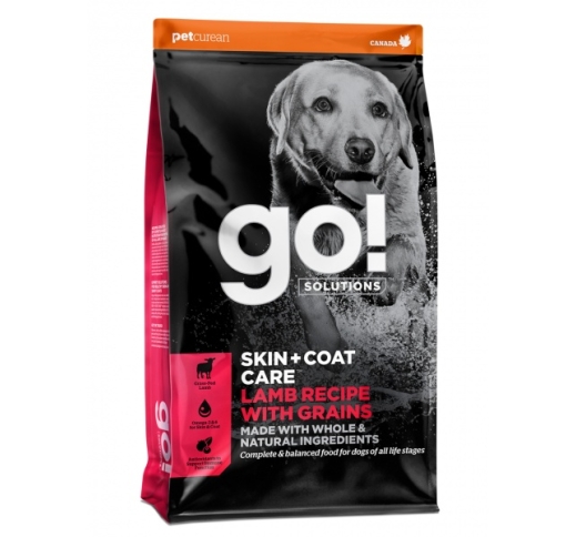 GO! Skin + Coat корм с ягненком для собак всех возрастов 11,4кг