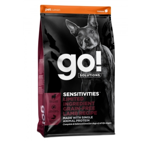 GO! Sensitivities Беззерновой корм с ягненком для собак всех возрастов 1,6кг