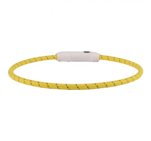 LED Kaelarihm Visio Nylon Kollane 33-63,5cm 8mm