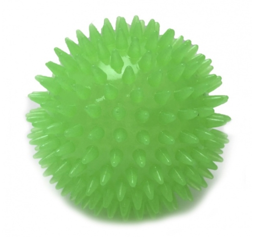 Игрушка для собак "Glow Spikyball" 9,1см