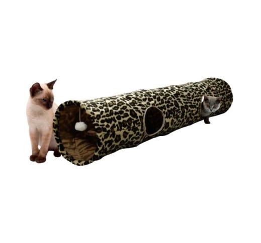 Cat Tunnel Leopard 130x25cm