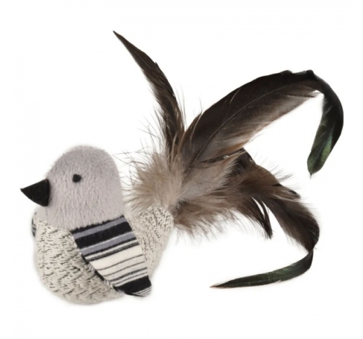 Cat Toy Pirin Bird with Feathers