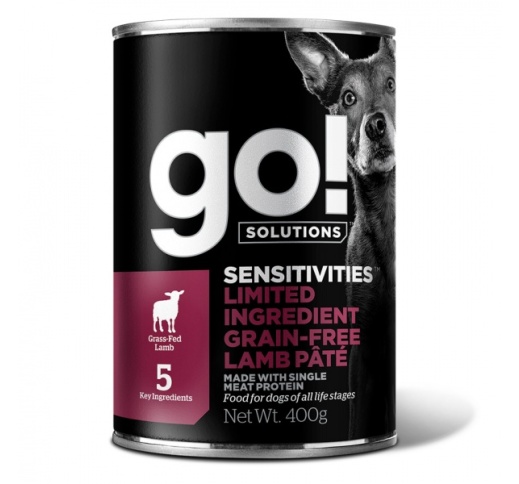 GO! Sensitivities Konserv Koerale Lambaga 400g