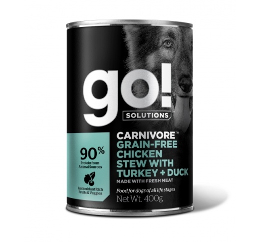 Go! Carnivore Chicken Stew with Turkey and Duck 400g