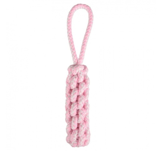 Small Dog Rope Dummy Ivar Pink 24cm