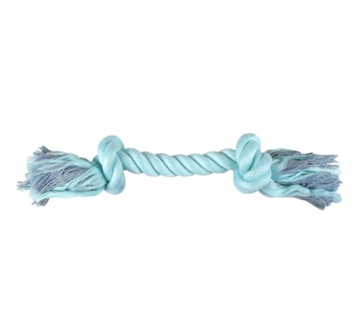 Small Dog Knotted Rope Izra Turquoise 20cm