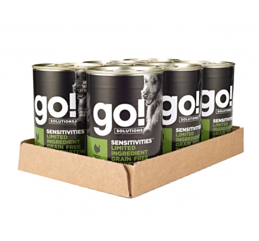 6x Go! Sensitivities Limited Infredient Grain-free Turkey Stew for Dogs 400g