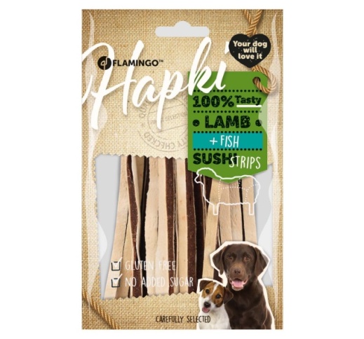 Hapki Lamb+Fish Sushi Strips for Dogs 85g